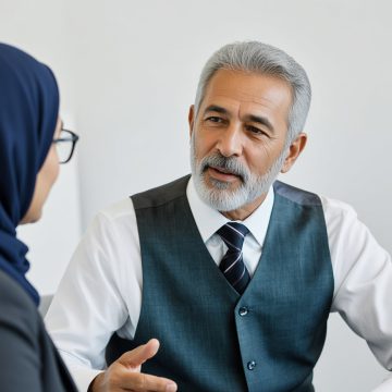 business businessman senior elderly office meeting man portrait